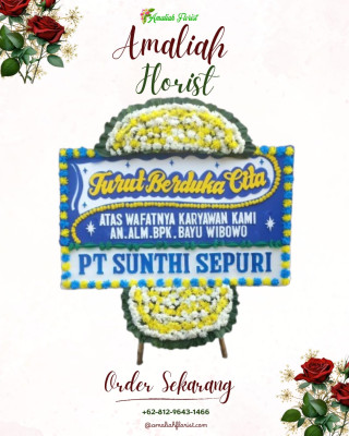 Papan Bunga Duka di Candimulyo